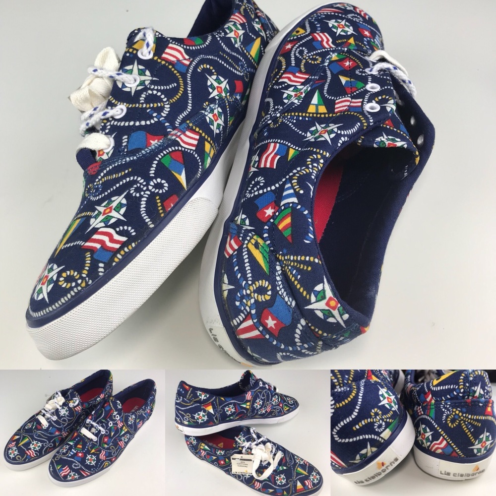 LIZ CLAIBORNE Nautical Canvas